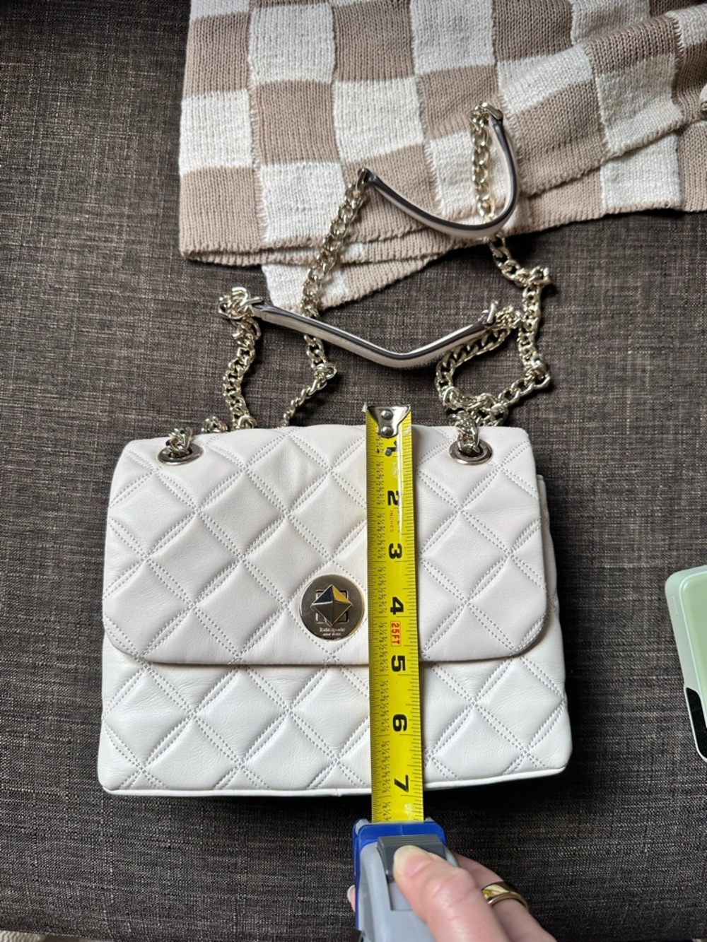 Kate Spade Natalia small flap crossbody leather purse - Picture 6 of 8